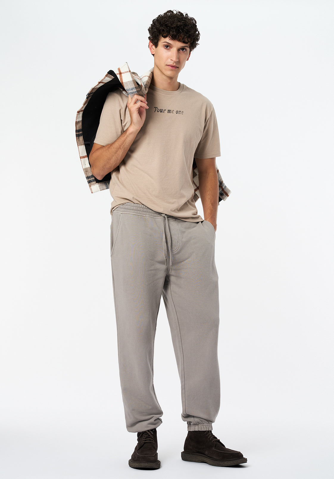 Patto Men's Relaxed Jogger Pants, Driftwood - BM24598